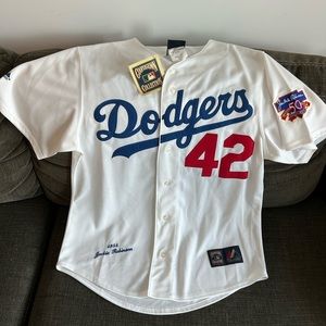 Majestic Cooperstown Brooklyn Dodgers Jackie Robinson Jersey Men’s Sz: XL